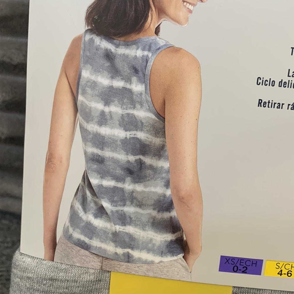 Lucky Brand 3-pc Short Sleep Set (Tank & S/Slv Top) Gray Women's Sz M-L XL NWT - Picture 8 of 12